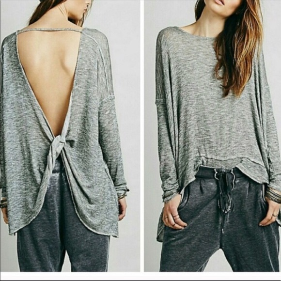 Free People Open-Back Sweater - Picture 1 of 10